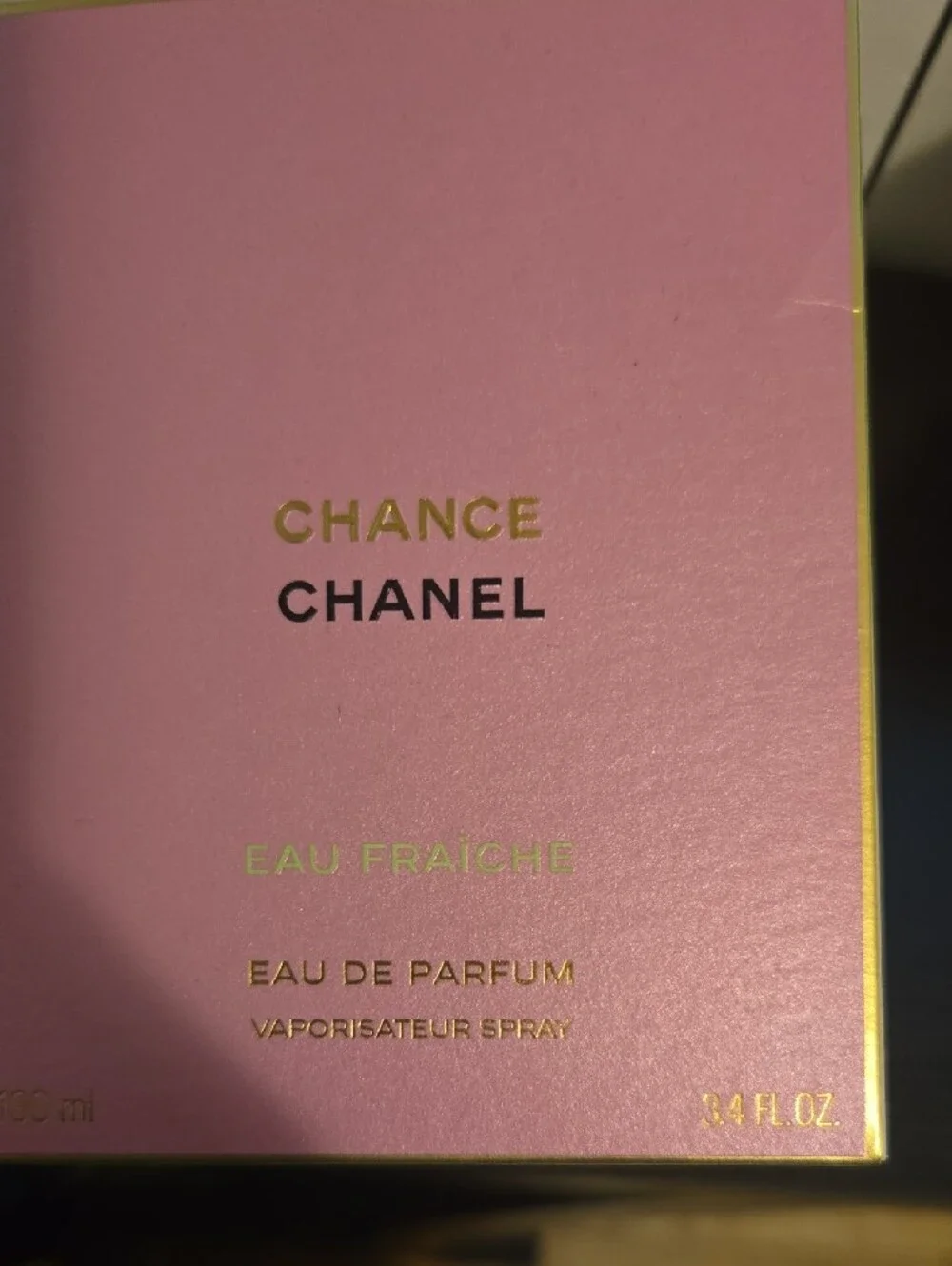 CHANEL Pink Chance Eau Fraîche Perfume Box